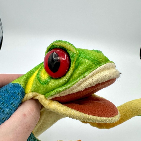 Folkmanis Red Eyed Tree Frog Hand Puppet - Picture 4 of 9